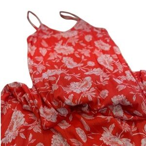 Buckle Coral Floral Maxi Dress Small